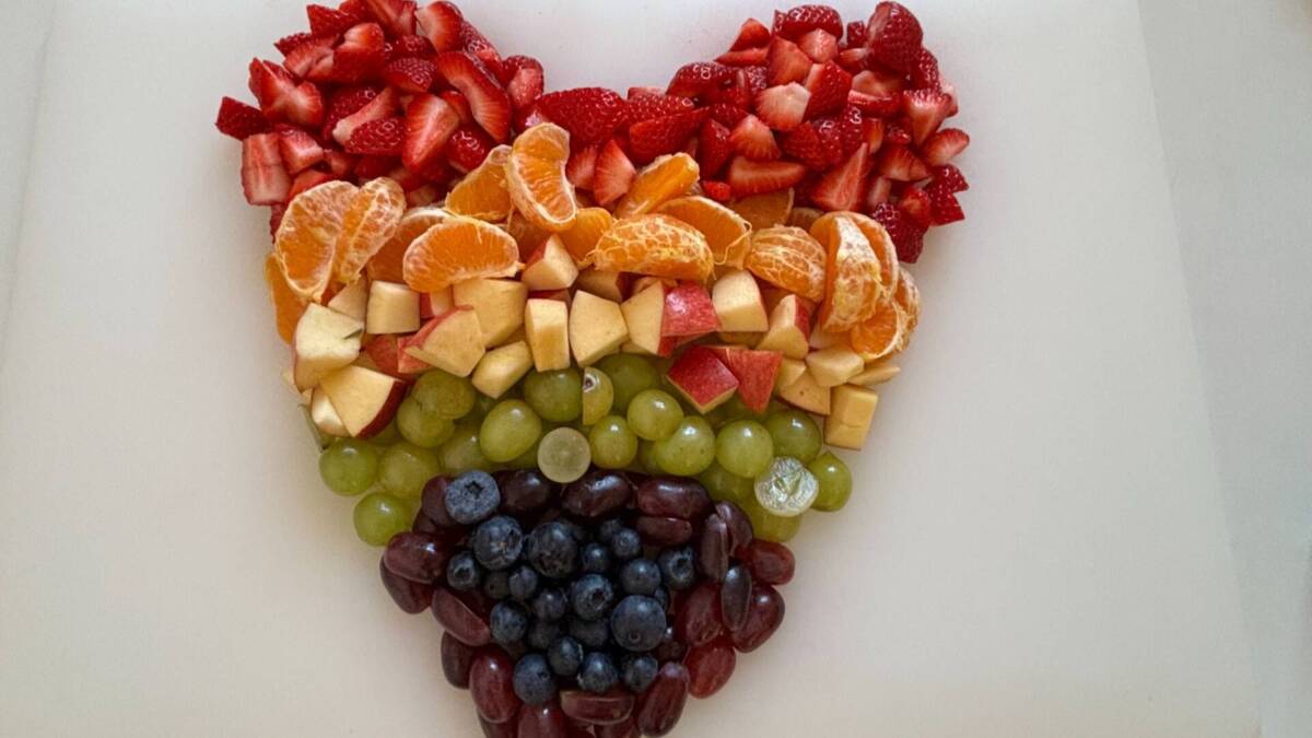 Bild Herz aus Obst - Power Pause 2025