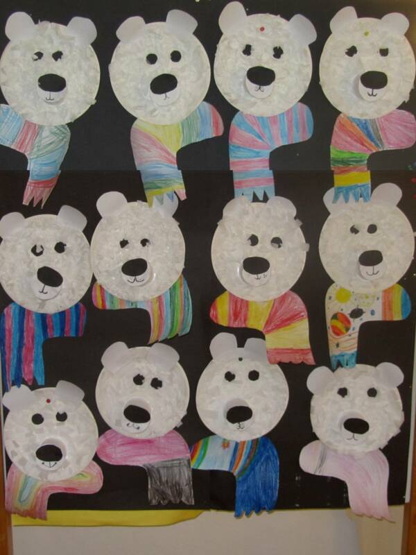 Bild Kunst im Schulhaus - Eisbären